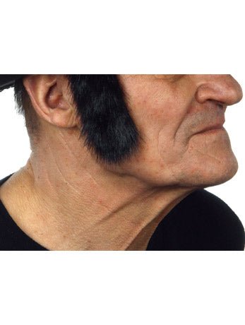 Black Sideburns Accessory - Fancydress.com