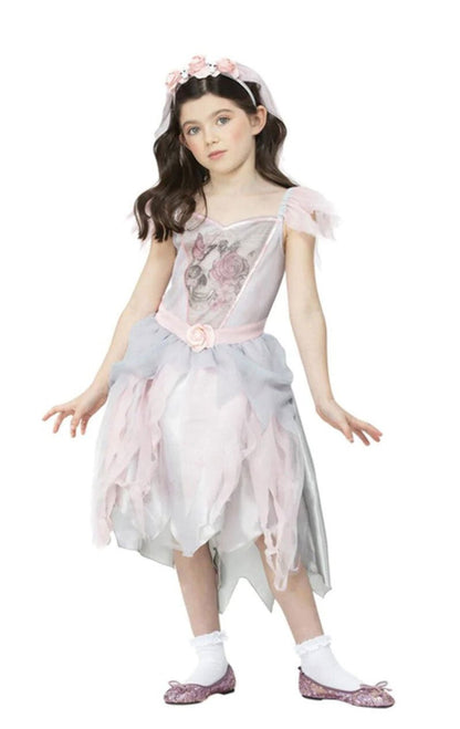 Childrens Vintage Ghost Bride Costume - Fancydress.com