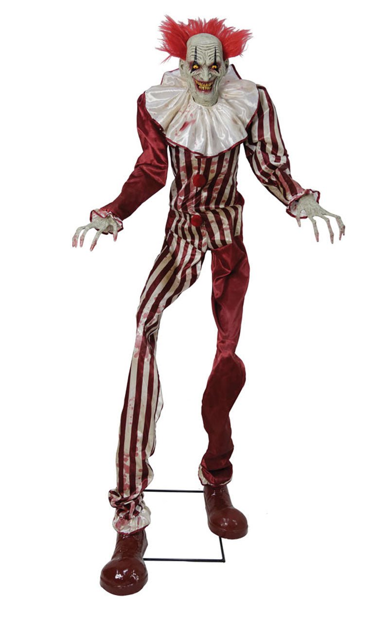 Evil Clown Moving Decoration - Fancydress.com