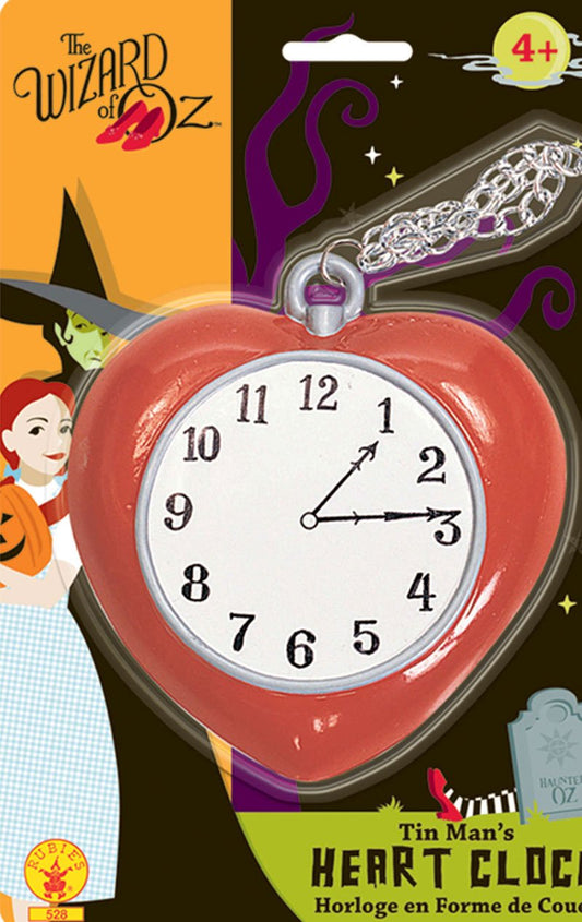 Heart Clock Accessory - Fancydress.com