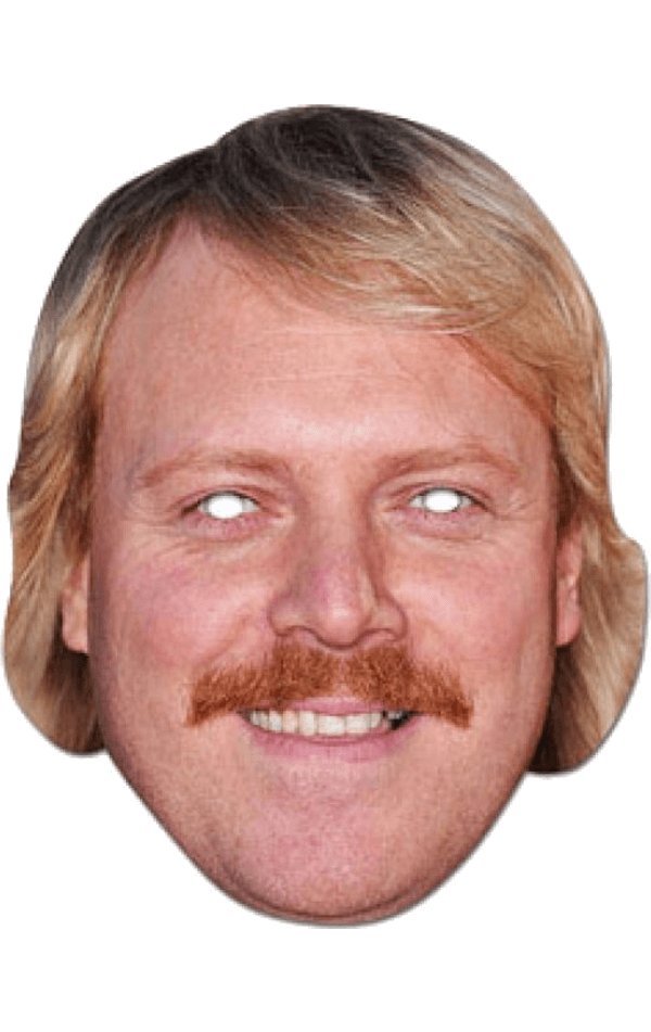 Keith Lemon Paper Facepiece - Fancydress.com