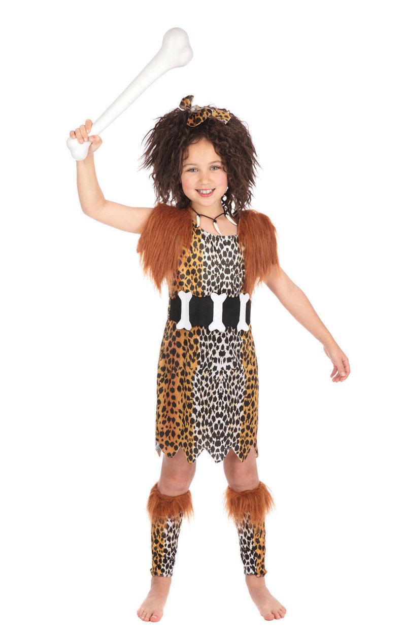 Kids Cavegirl Costume - Fancydress.com