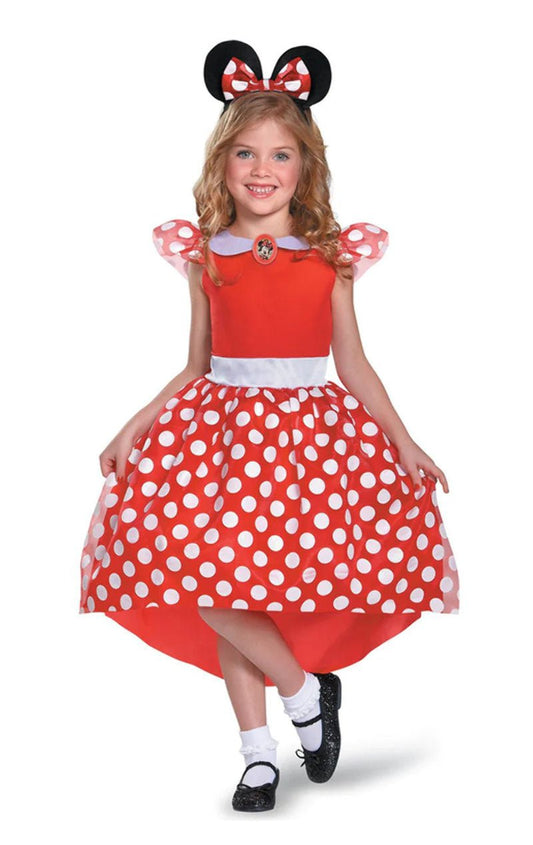 Kids Classic Disney Minnie Mouse Costume - Fancydress.com