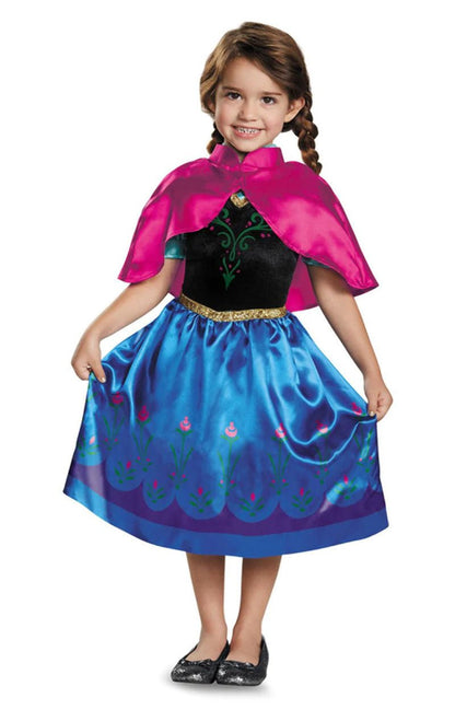 Kids Disney Anna Frozen 2 Travelling Costume - Fancydress.com