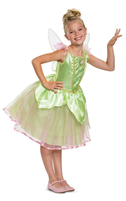 Kids Disney Tinkerbell Deluxe Costume - Fancydress.com