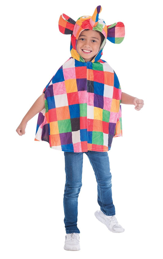 Kids Elmer the Elephant Cape - Fancydress.com