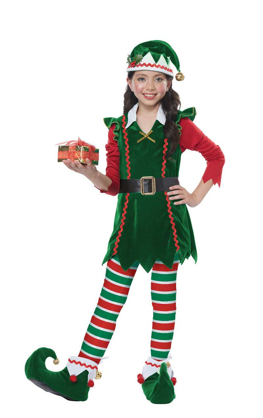 Kids Festive Elf Costume - Fancydress.com