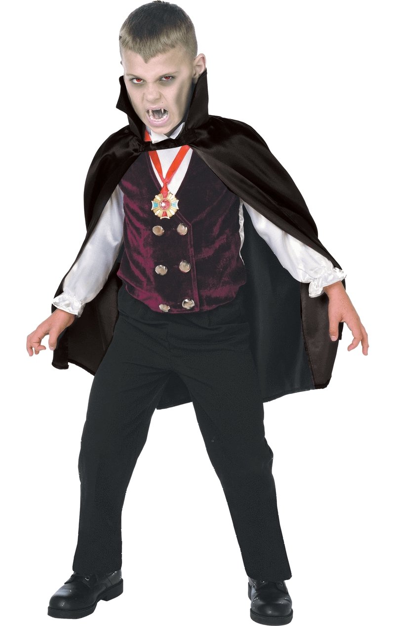 Kids Gothic Dracula Costume - Fancydress.com