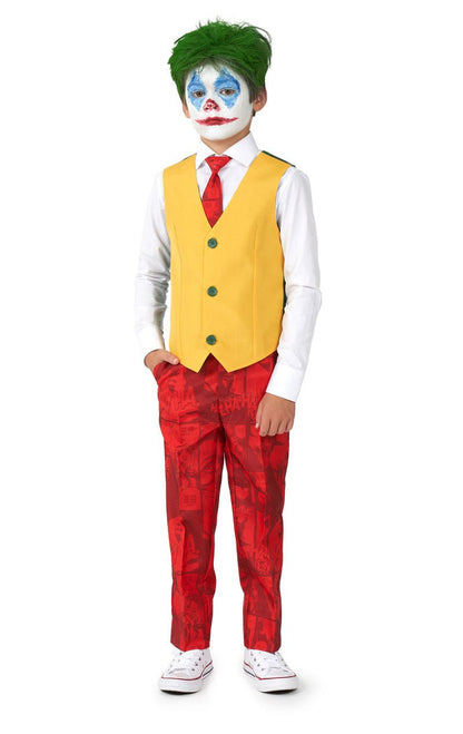 Kids Scarlet Joker Suit - Opposuit - Fancydress.com