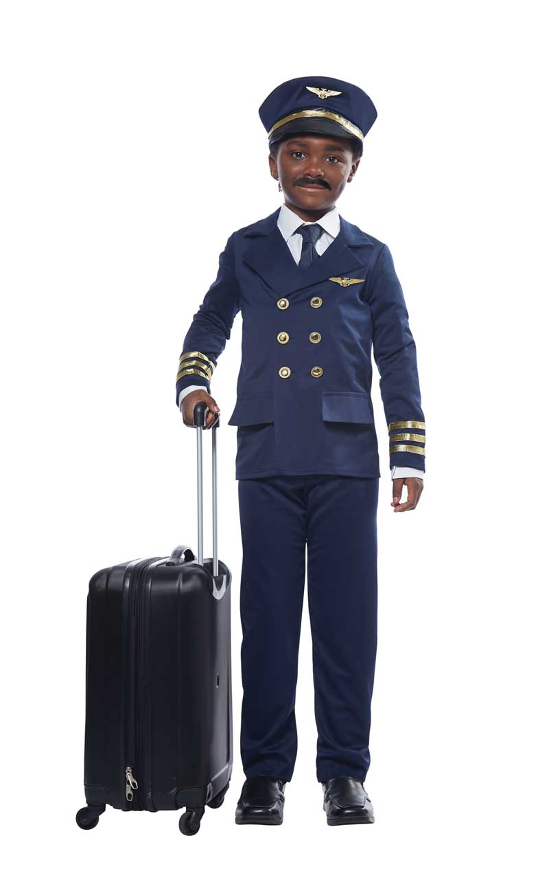 Kids Unisex Airplane Pilot Costume - Fancydress.com