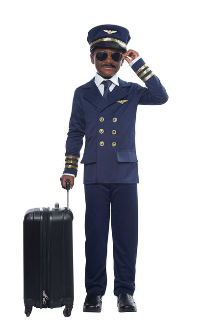 Kids Unisex Airplane Pilot Costume - Fancydress.com