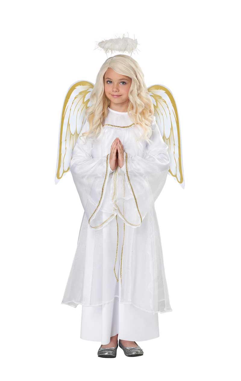 Kids Unisex Holiday Angel Costume - Fancydress.com