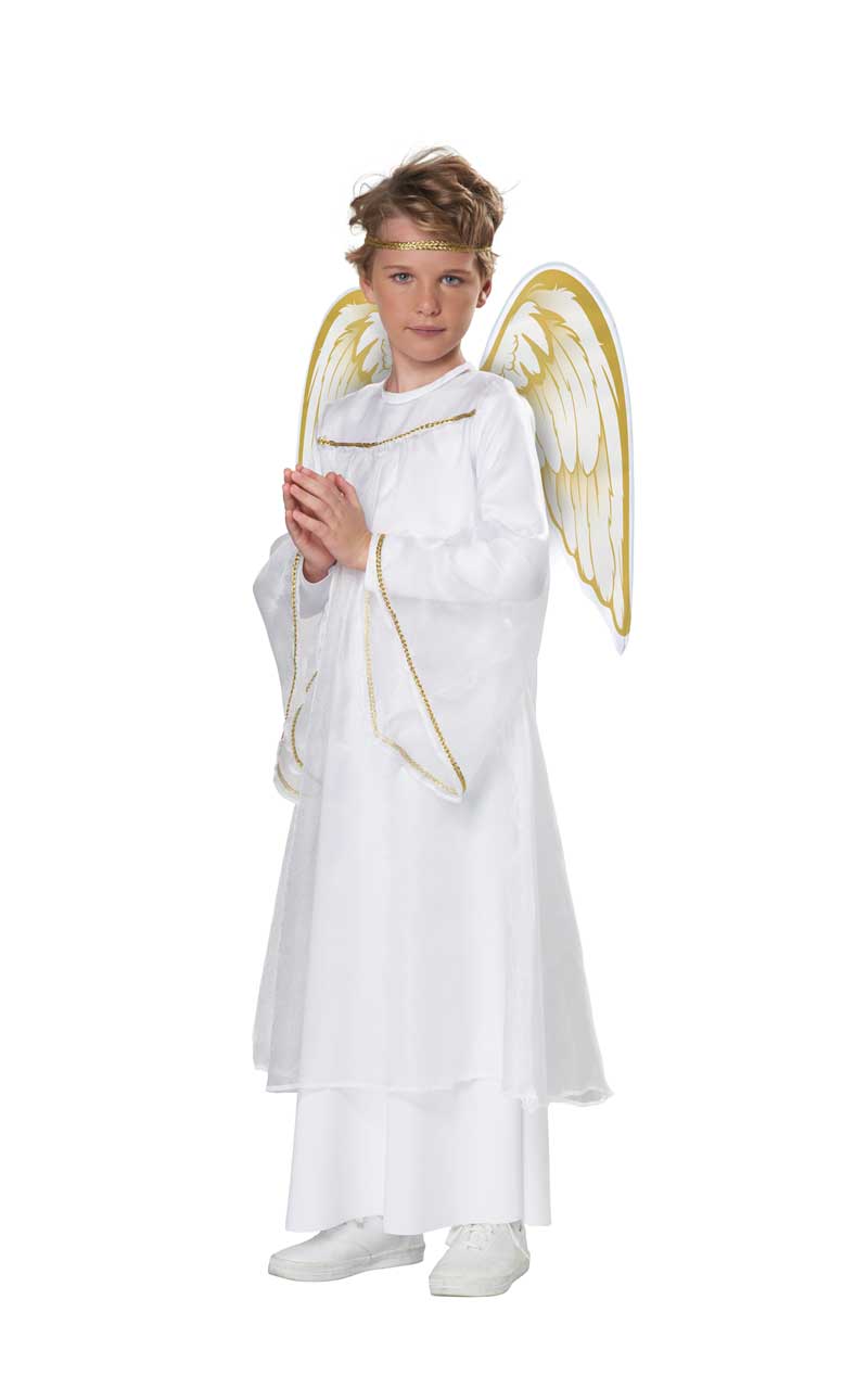 Kids Unisex Holiday Angel Costume - Fancydress.com