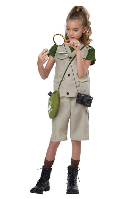 Kids Unisex Wild Life Expert Archaeologist Costume - Fancydress.com