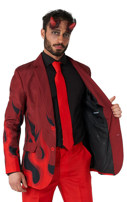 Mens Devil Red OppoSuit - Fancydress.com