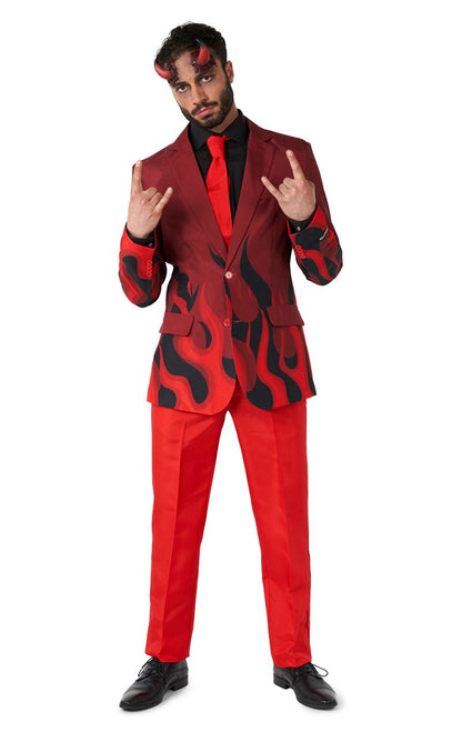 Mens Devil Red OppoSuit - Fancydress.com