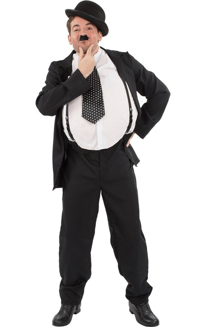 Mens Double Act Oliver Hardy Costume - Fancydress.com