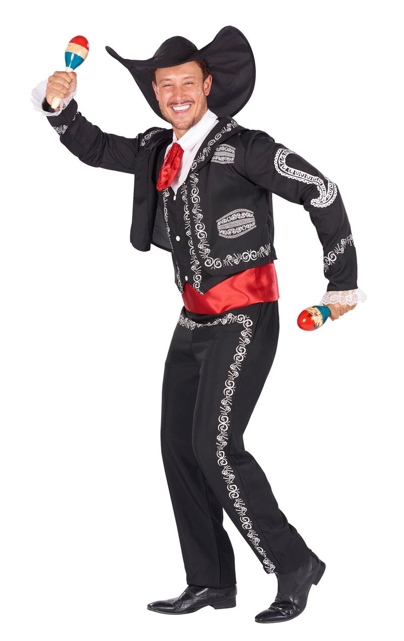 Mens Mexican Mariachi Costume (2 in 1 costume) - Fancydress.com