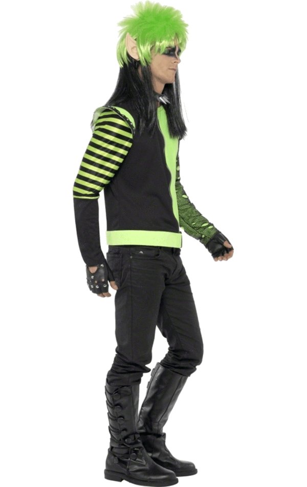 Men's Punk Ivy Elf Costume - Fancydress.com