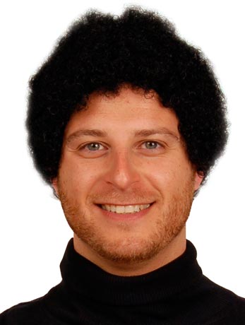 Mini Afro Wig - Fancydress.com