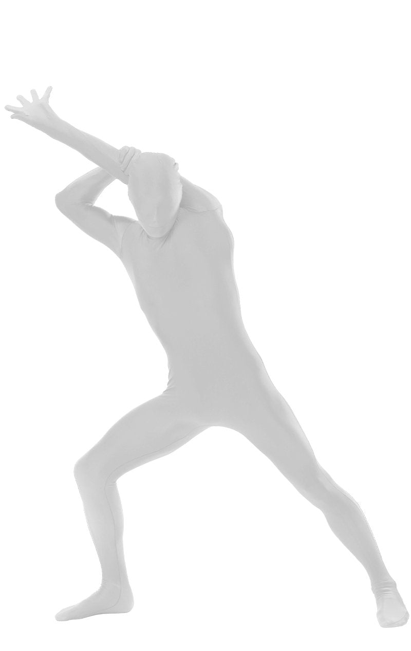 Morphsuit White Costume - Fancydress.com