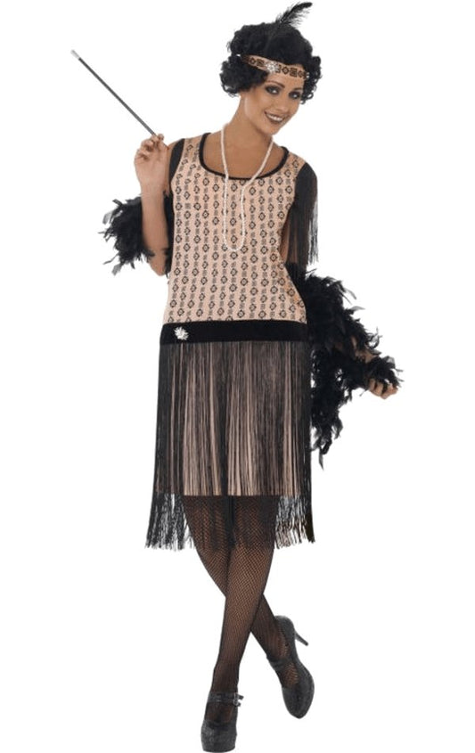 Pink Flapper Girl Costume - Fancydress.com