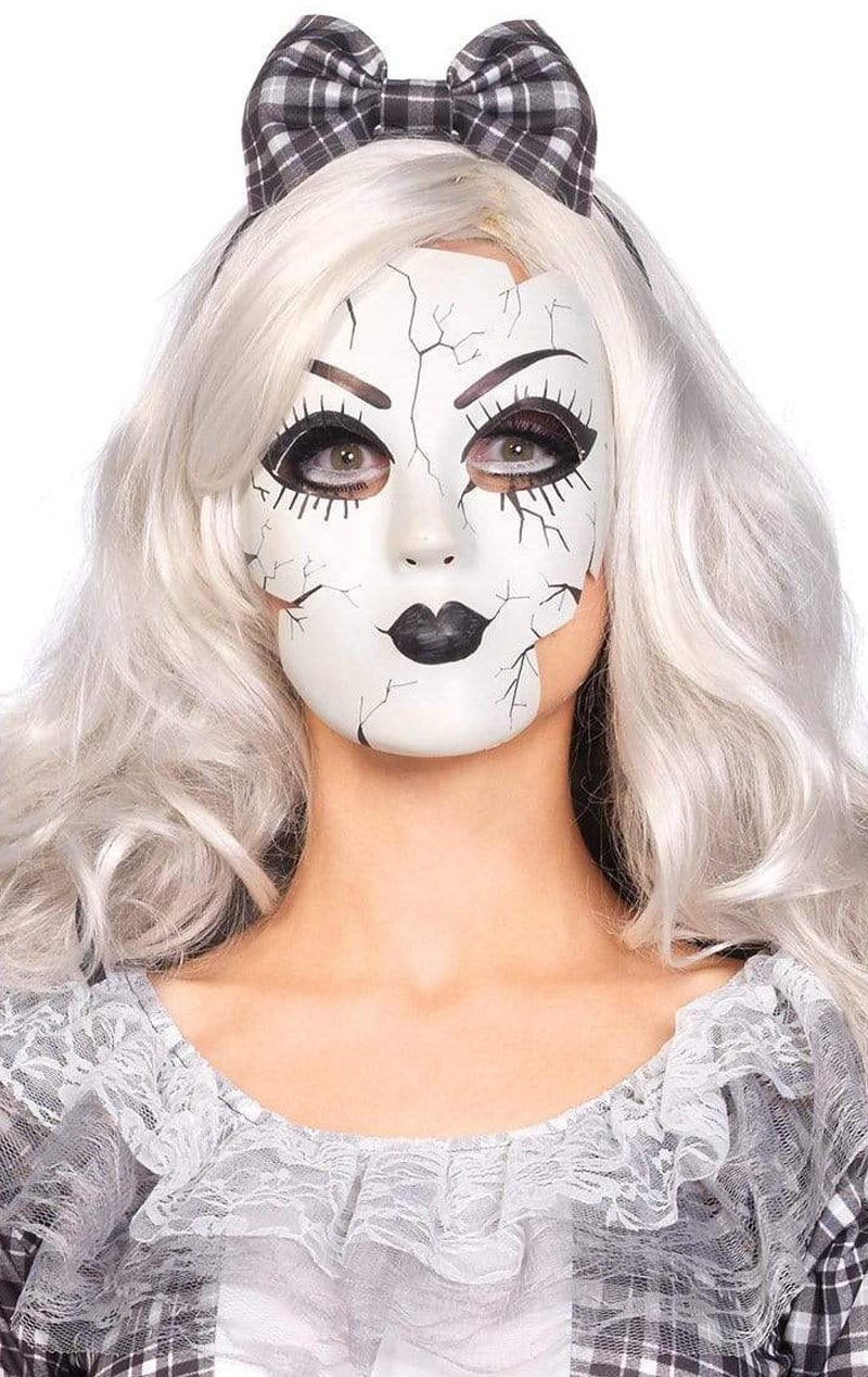 Porcelain Doll Facepiece - Fancydress.com