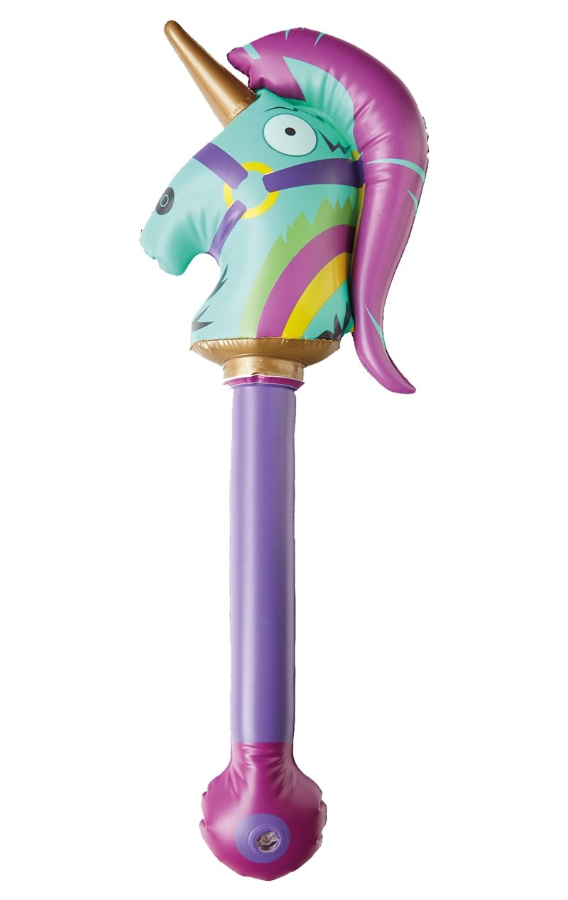 Rainbow Smash Inflatable Pick Axe - Fancydress.com