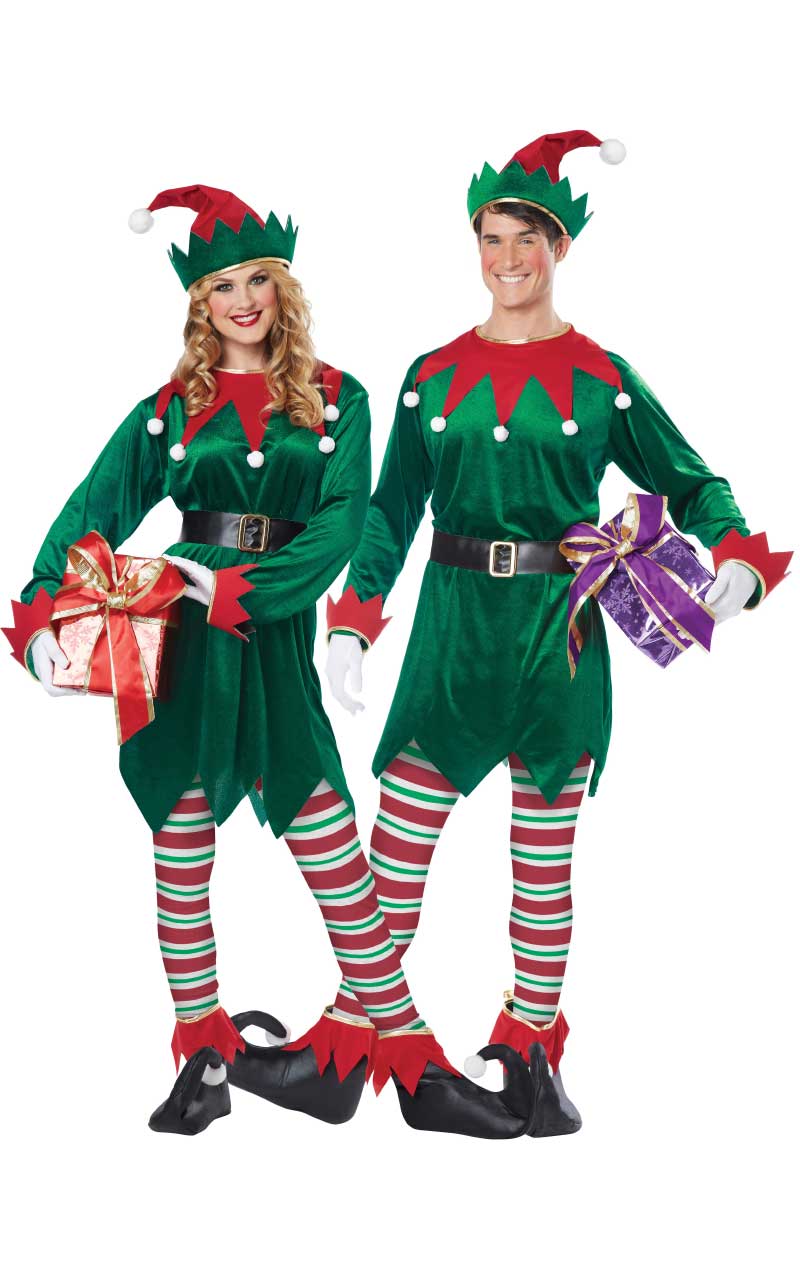 Unisex Christmas Elf Costume - Fancydress.com