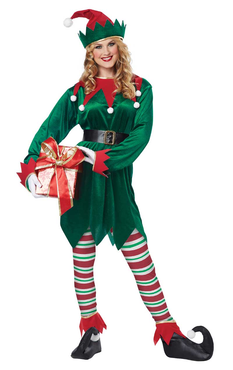 Unisex Christmas Elf Costume - Fancydress.com