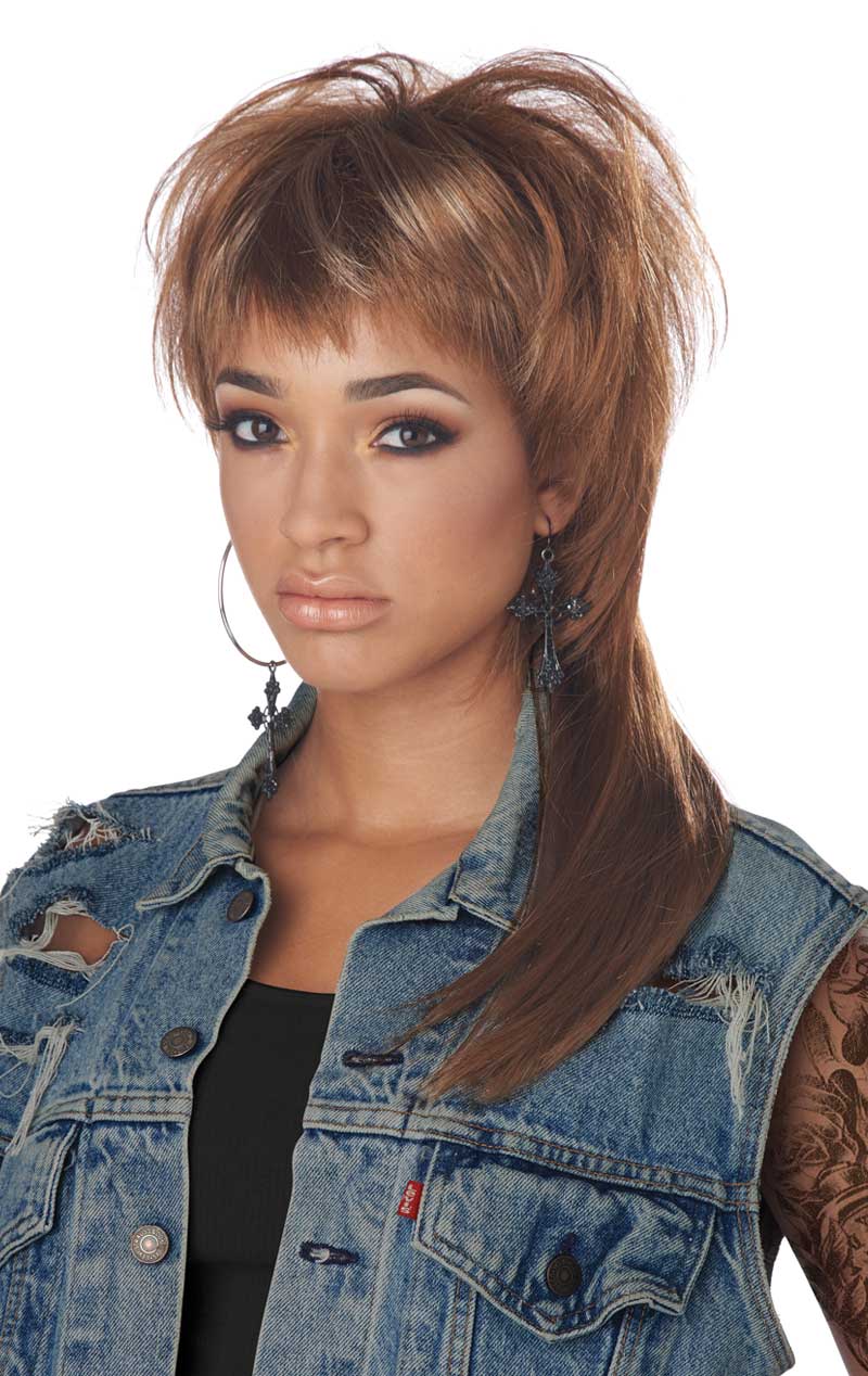 Unisex The Femullet Wig - Fancydress.com