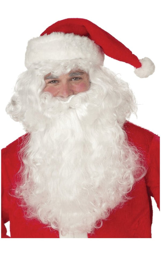 Value Santa Wig & Beard Set - Fancydress.com