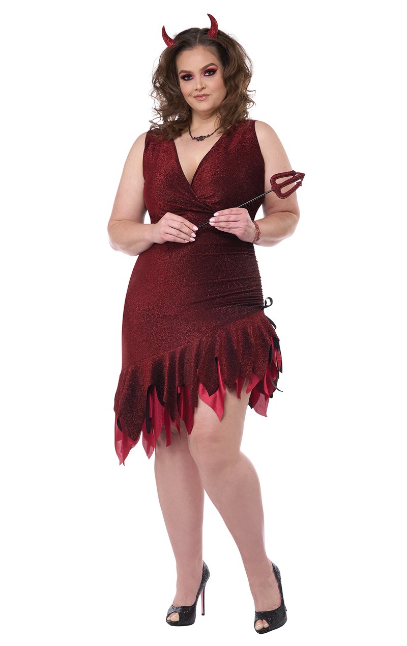 Women Red-Hot & Sizzling Plus Size Costume - Fancydress.com