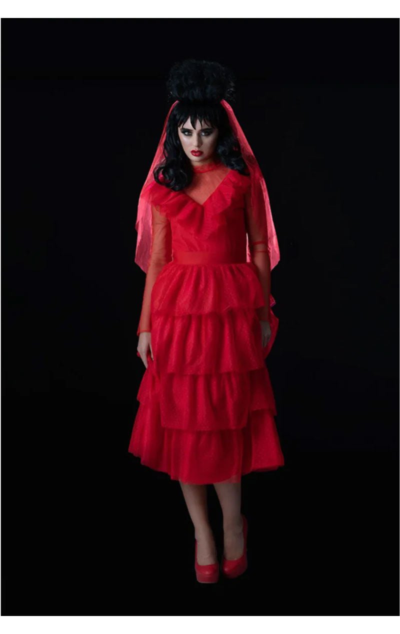 Womens Beetlejuice Lydia Deetz Halloween Costume - Fancydress.com