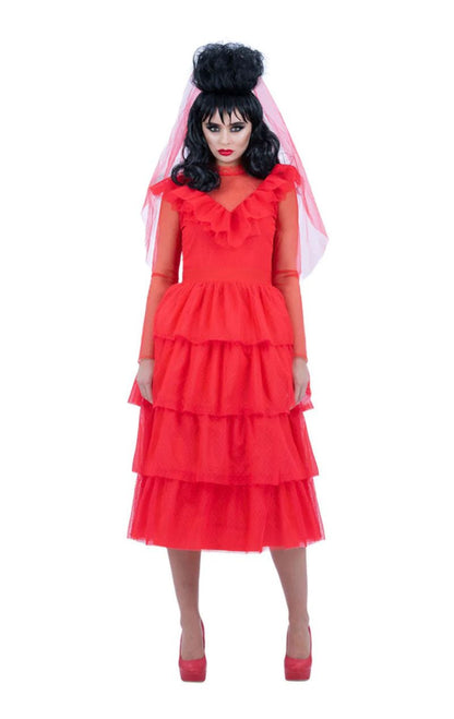 Womens Beetlejuice Lydia Deetz Halloween Costume - Fancydress.com