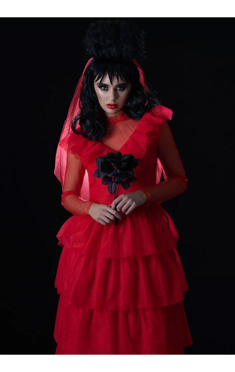 Womens Beetlejuice Lydia Deetz Halloween Costume - Fancydress.com